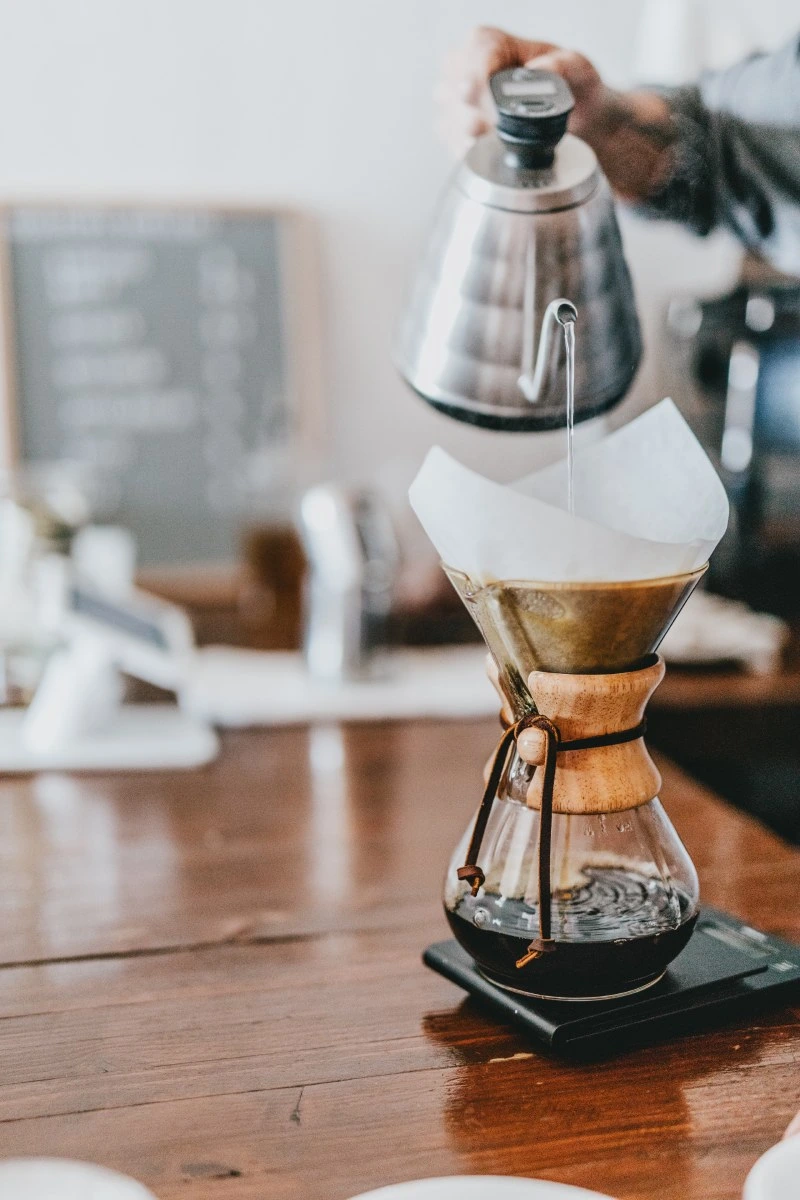 Chemex cu cafea