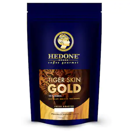 Cafea boabe, proaspat prajita, Hedone Cafe, TIGER SKIN GOLD Blend