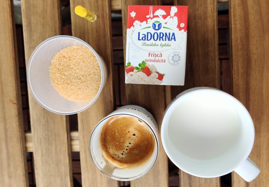 Ingrediente inghetata de cafea